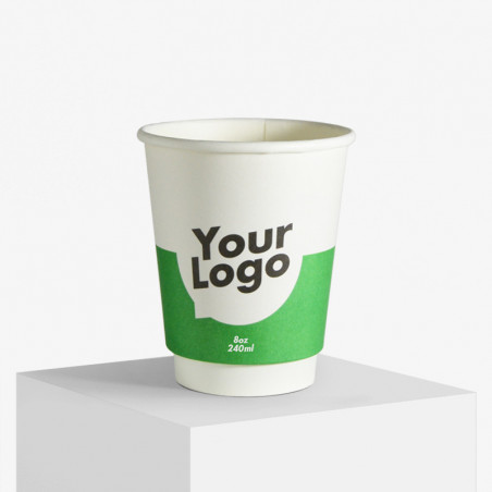 Matte dobbeltlags papkrus med dit logo Matte dobbeltlags papkrus med dit logo