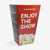 Stort specialtrykt popcornbæger til den fulde oplevelse i biografen